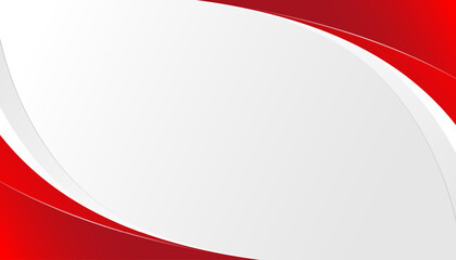 Red curve on a white background vector