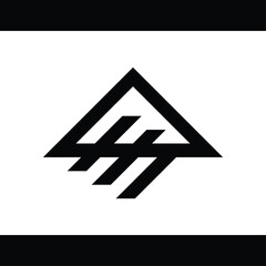 abstract vector monogram design, this design is suitable for brands