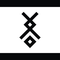 abstract vector monogram design, this design is suitable for brands