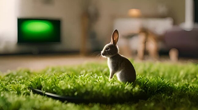 Cute Mini Rabbit, Soft and Pretty