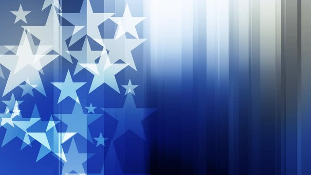 Abstract formation of blue grey gradients in rectangular shapes creates modern and minimal backdrop with star inspired patterns