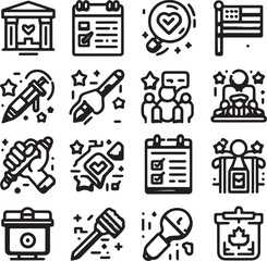 Doctor icon set vector illustration 