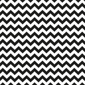 Chevron zigzag pattern. Black white contrast. Modern abstract design. Vector illustration. EPS 10.