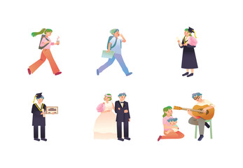 Mini Collection Of Human Develompent Illustration