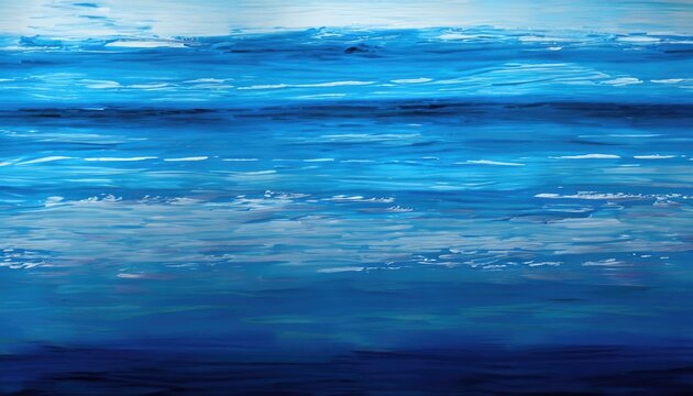 A sea of blue, with horizontal brush strokes of varying intensity and depth