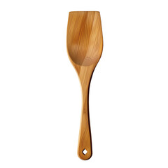 wooden spoon isolated on white