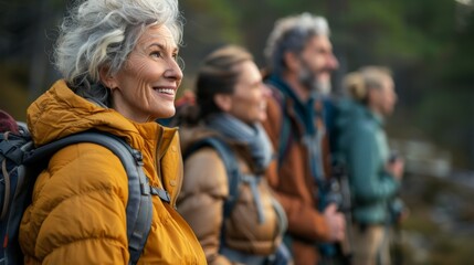 Fototapeta premium Highlighting the freedom and adventure of retirement exploration