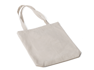 Reusable tote bag mockup template, PNG transparency with shadow