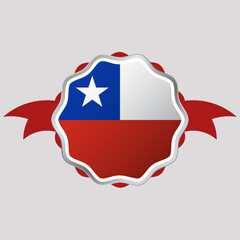 Creative Chile Flag Sticker Emblem