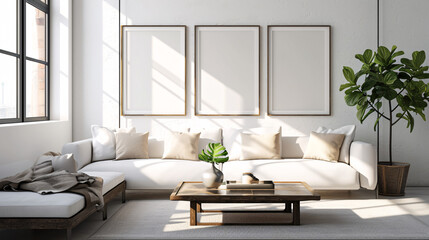 Modern simple style interior space design rendering renderings
