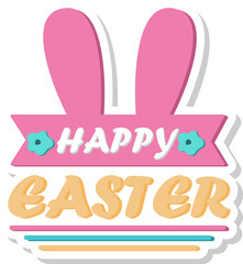 Happy Easter Sticker