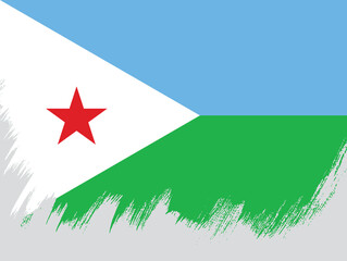 Flag of Djibouti vector design