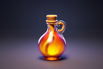 3d witch's Paralysis Serum Potion