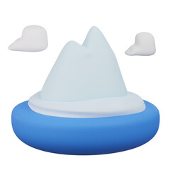 3D Iceberg Illustration