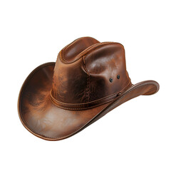 Cowboy hat on transparent background