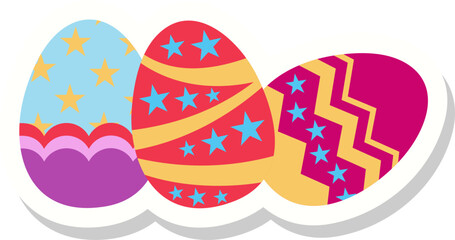 Easter Eggs Sticker