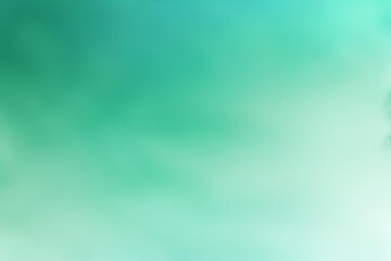 Obraz premium Abstract gradient smooth Blurred Smoke Aquamarine Green background image