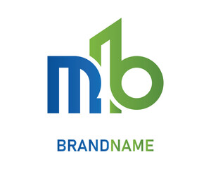 Letter mb logo design template