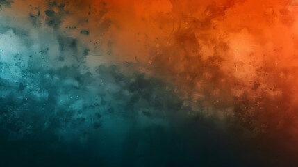 Teal orange black color gradient background grainy texture effect poster banner landing page backdrop design