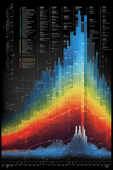 Detailed Visualization of the 600 Spectrum in High Frequency (HF) Electromagnetic Waves