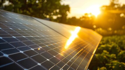 The sun shines down on rows of solar panels powering the onsite production and storage facilities that support the conversion processes of organic waste into sustainable biofuels.