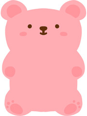 colorful Jelly bear illustration
