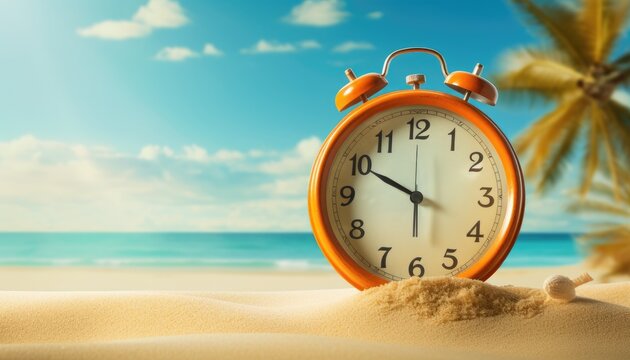 summer time concept to translate clocks