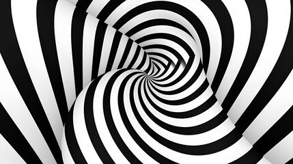 Optical illusion of a spinning spiral with the center staying still 