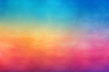 A colorful background with a blue, orange, and pink colors.