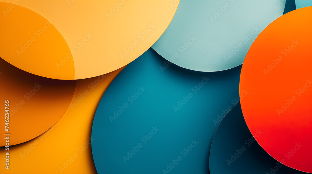 Aufkleber visual interplay between contrasting elements