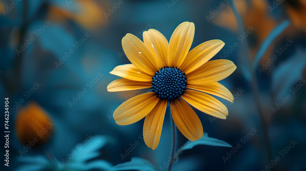Poster apply a solarization effect to your flower photos during post-processing