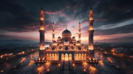Fototapeta premium A majestic mosque