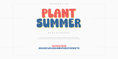 abstract minimal modern alphabet fonts. Typography technology vector illustration