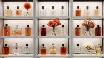 Captivating Collection of Sophisticated H&M Perfumes Displayed in a Modern Setting: Embody the Magic of Fragrance