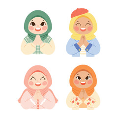 Muslim Girl Character