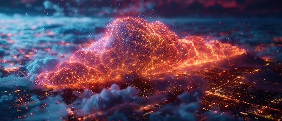 Fototapeta premium Virtual transparent chart