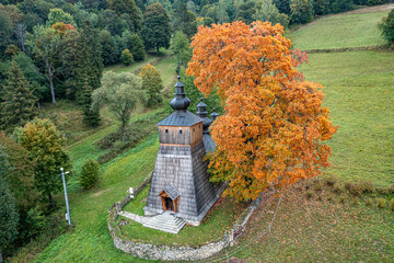 Dubne cerkiew, Jesień, Dolina Popradu, Małopolska, Poland, EU