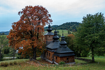 Dubne cerkiew, Jesień, Dolina Popradu, Małopolska, Poland, EU