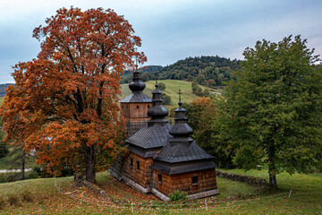 Dubne cerkiew, Jesień, Dolina Popradu, Małopolska, Poland, EU