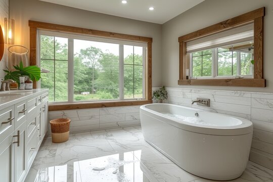 Modern high-end bathroom design: conciseness and luxury in the interior of your home