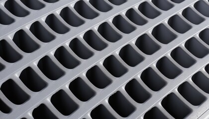 Detailed Perspective of a Plastic Ventilation Grille