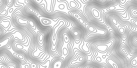 Topographic contour map. Vector cartography illustration. Topographic Map in Contour Line Light Topographic White seamless marble texture. multicolor wave curve lines banner background.