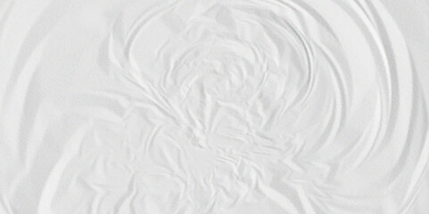 Fototapeta premium White crumpled paper texture. White wrinkled paper texture. White paper texture. White crumpled and top view textures can be used for background of text or any contents.