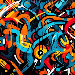 Graffiti pattern texture