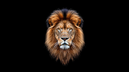 A close-up lion face with sandy background, realis, Generative AI