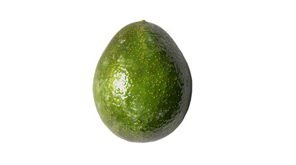avocado isolated on white background
