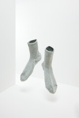 靴下　socks -グレー-