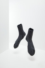 靴下　socks -ダークグレー-