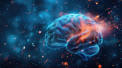 Obraz premium Cybernetic Implant. individuals undergo cybernetic enhancements with electronic brains implanted directly into their bodies via specialized motherboards