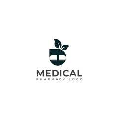 Creative Medical pharmacy logo design vector template.